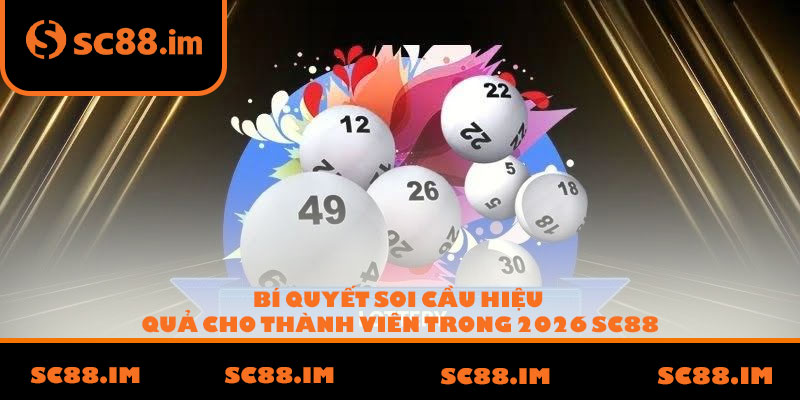 Bí quyết soi cầu hiệu quả cho thành viên trong 2026 SC88