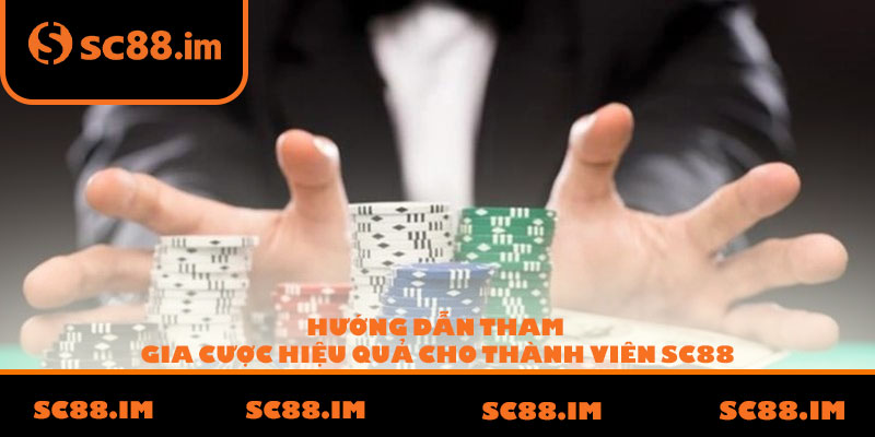 Hướng dẫn tham gia cược hiệu quả cho thành viên SC88
